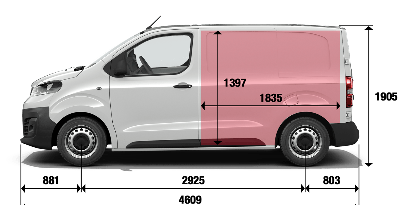 FIAT SCUDO Furgon L1 100cv MT6 Business Manual Perfil Exterior 2 | Total Renting