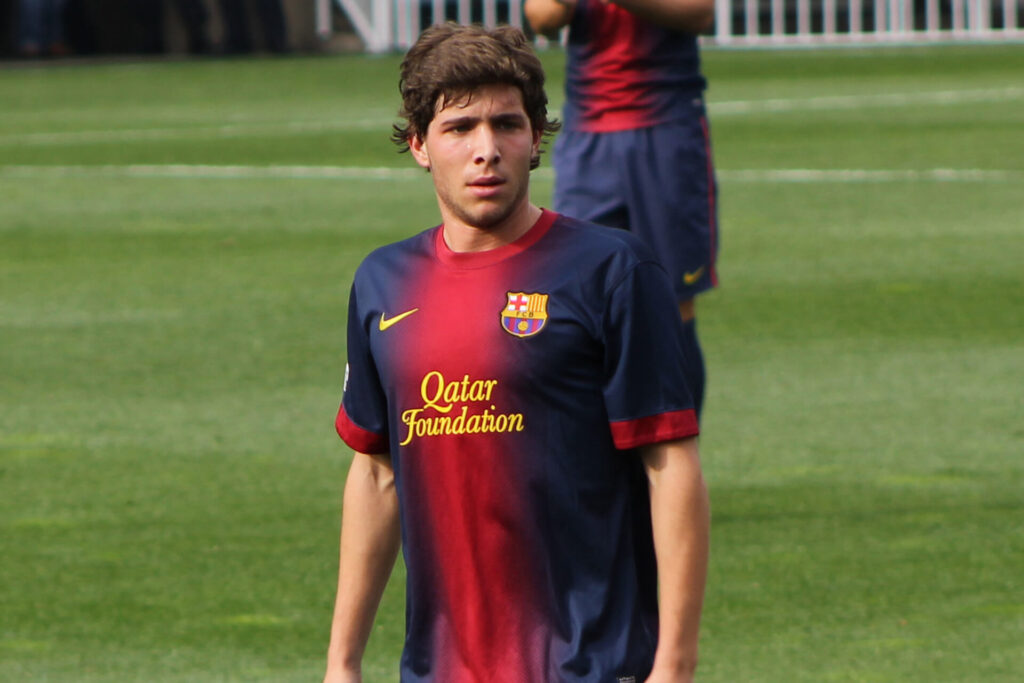 Sergi Roberto luce este coche en las galas