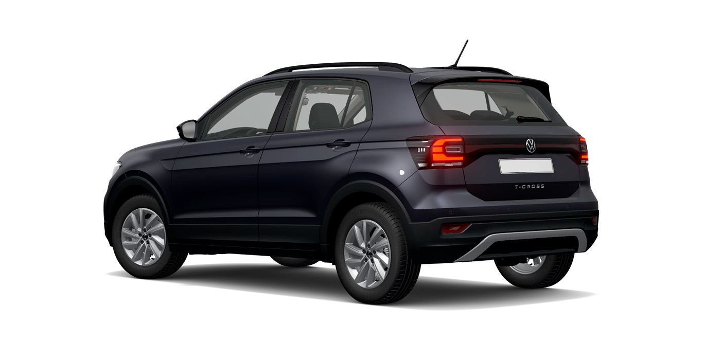 Volkswagen T Cross Advance 1.0 TSI DSG exterior trasera | Total Renting